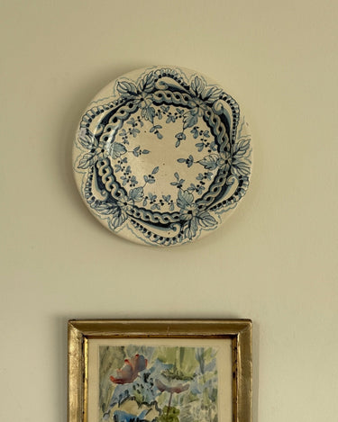 Ceramic wall plate - NEROLI