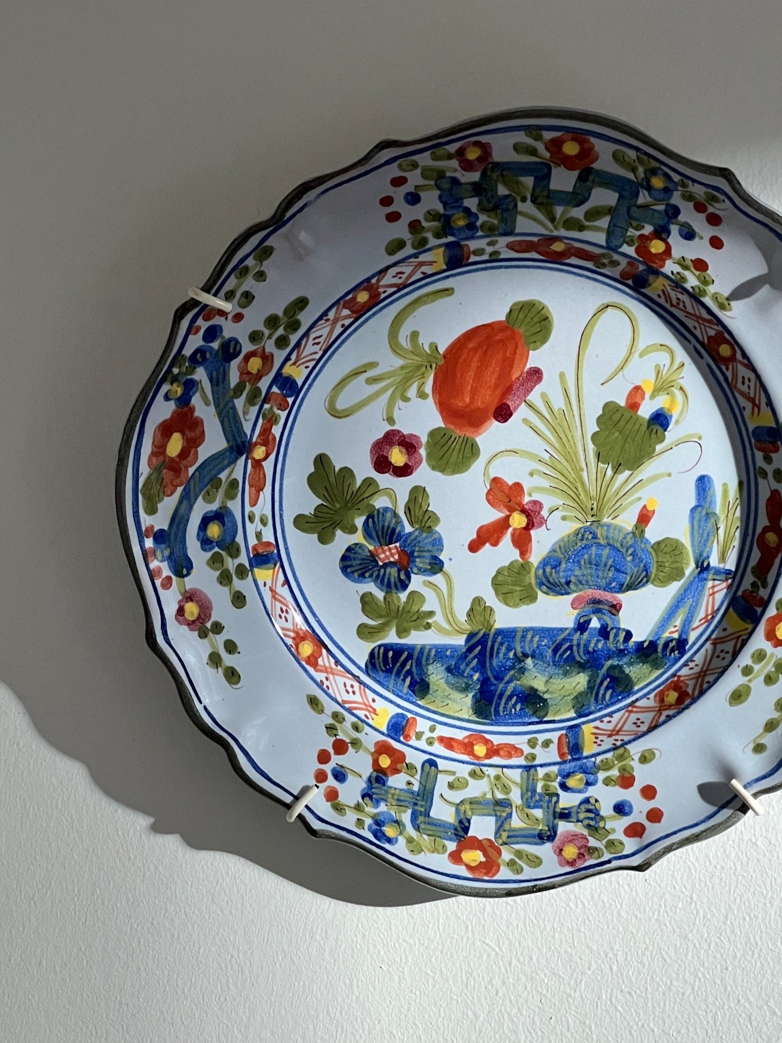 Ceramic wall plate - NEROLI