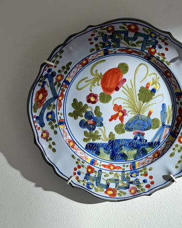 Ceramic wall plate - NEROLI
