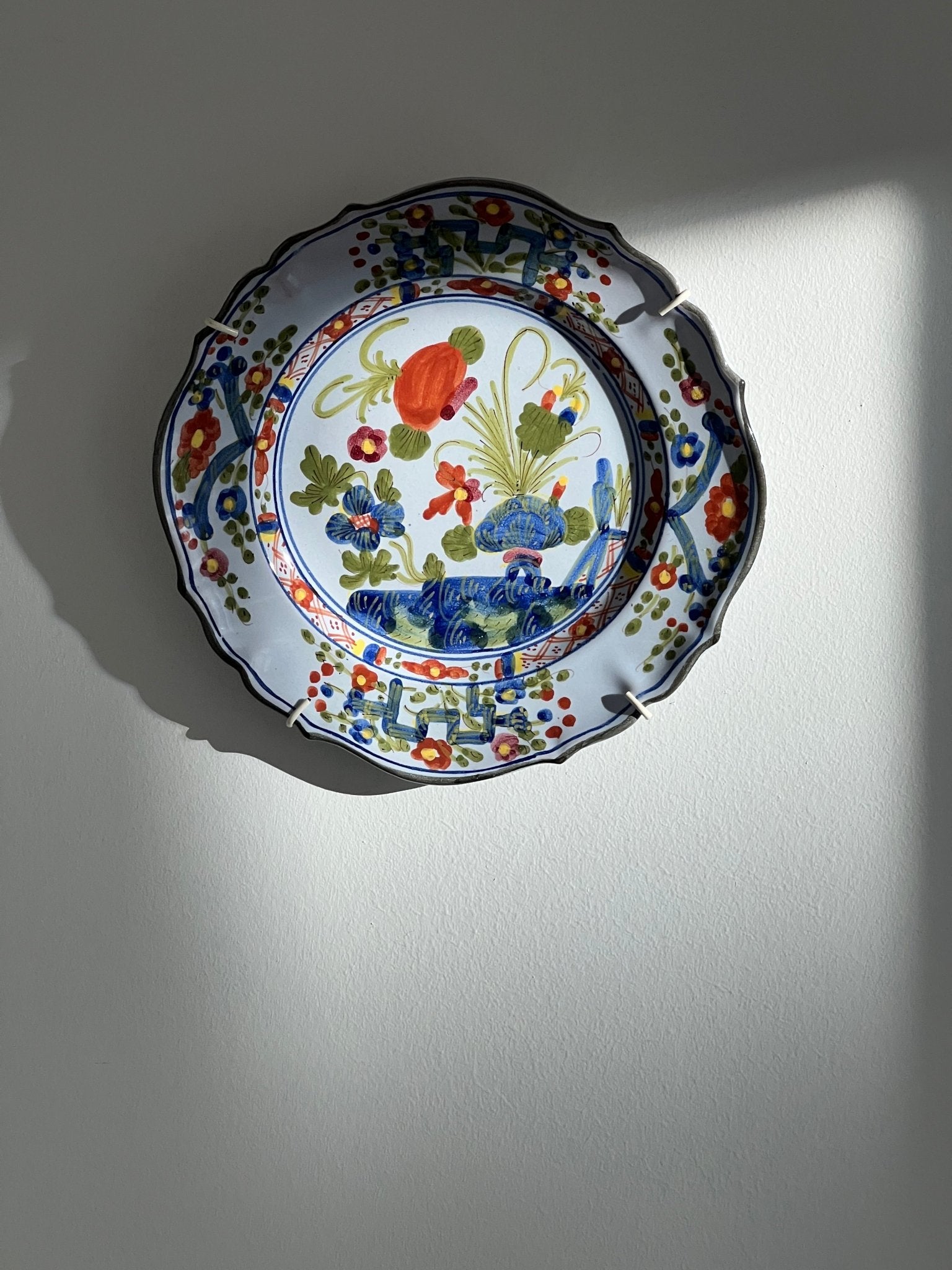Ceramic wall plate - NEROLI