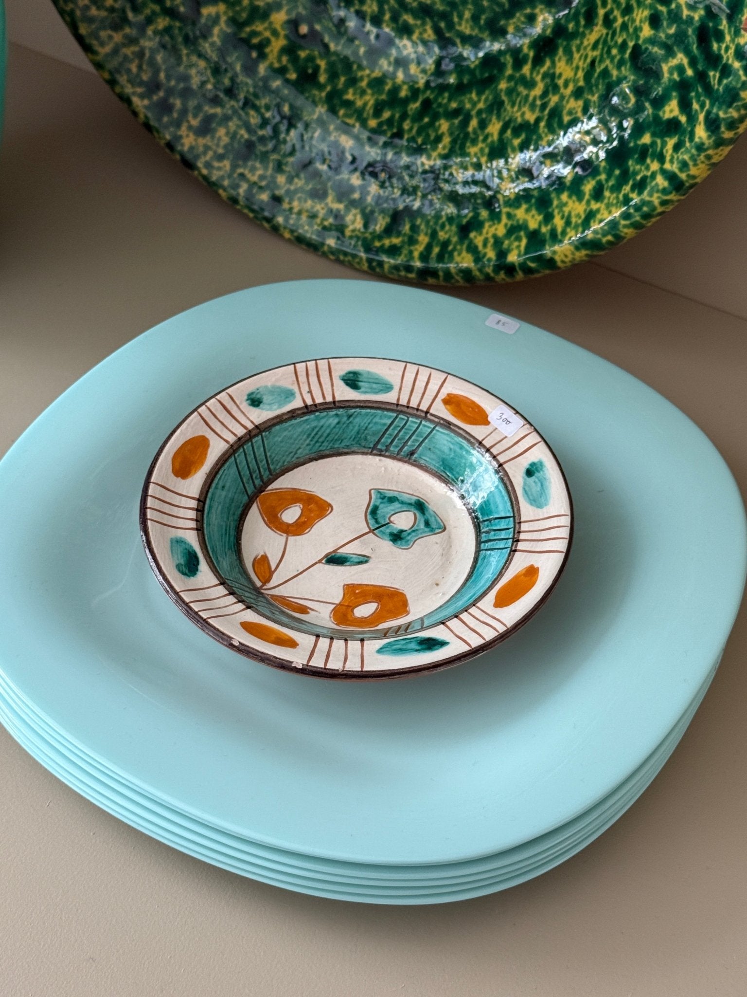 Ceramic wall plate - NEROLI