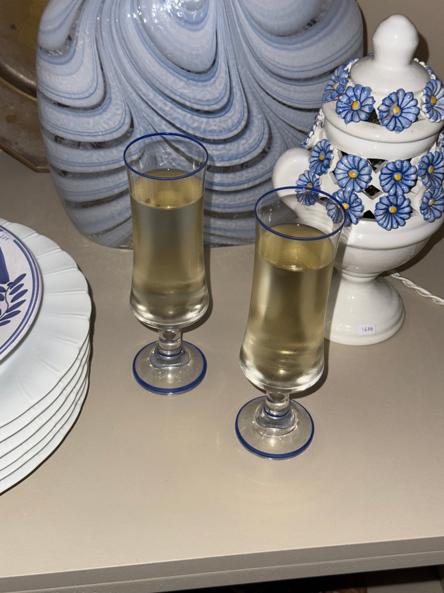 Champagne glasses (10 pcs) - NEROLI