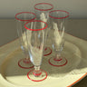 Champagne glasses (3 pcs) - NEROLI