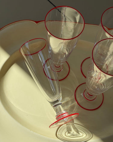 Champagne glasses (3 pcs) - NEROLI
