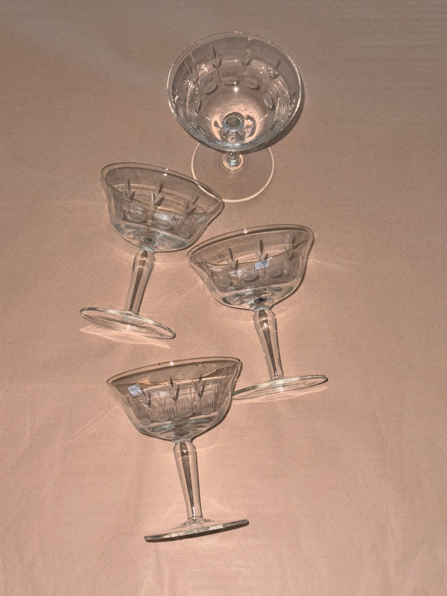 Champagne glasses - NEROLI