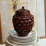 Chinese wicker jar - NEROLI