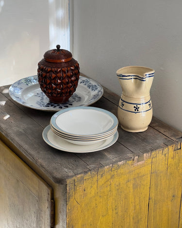 Chinese wicker jar - NEROLI