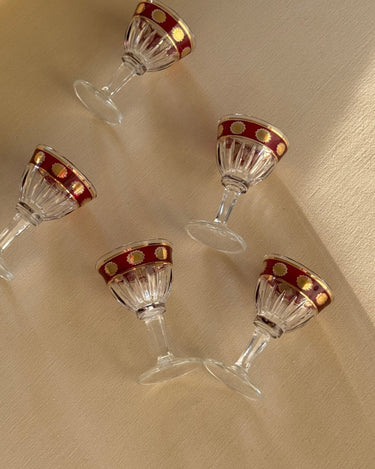 Cordial glasses (5 pcs) - NEROLI