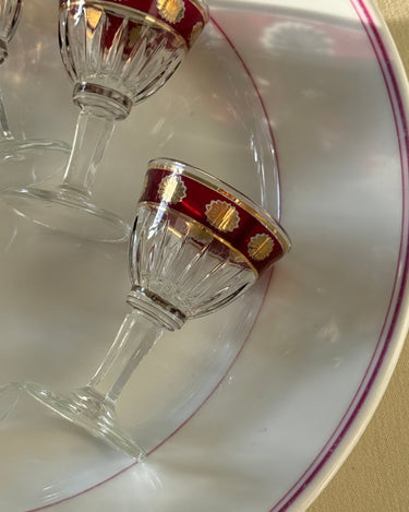 Cordial glasses (5 pcs) - NEROLI