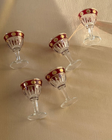 Cordial glasses (5 pcs) - NEROLI