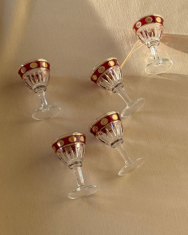 Cordial glasses (5 pcs) - NEROLI