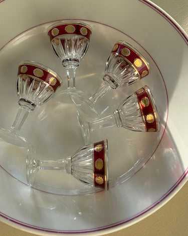 Cordial glasses (5 pcs) - NEROLI