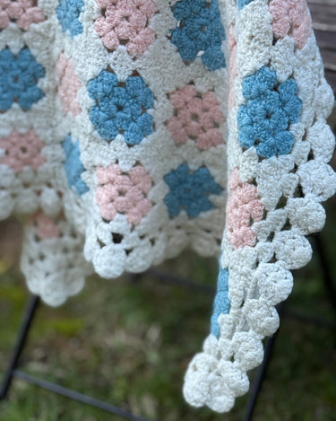 Crochet blanket - NEROLI