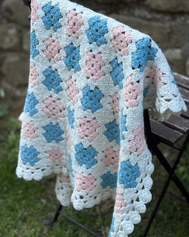 Crochet blanket - NEROLI