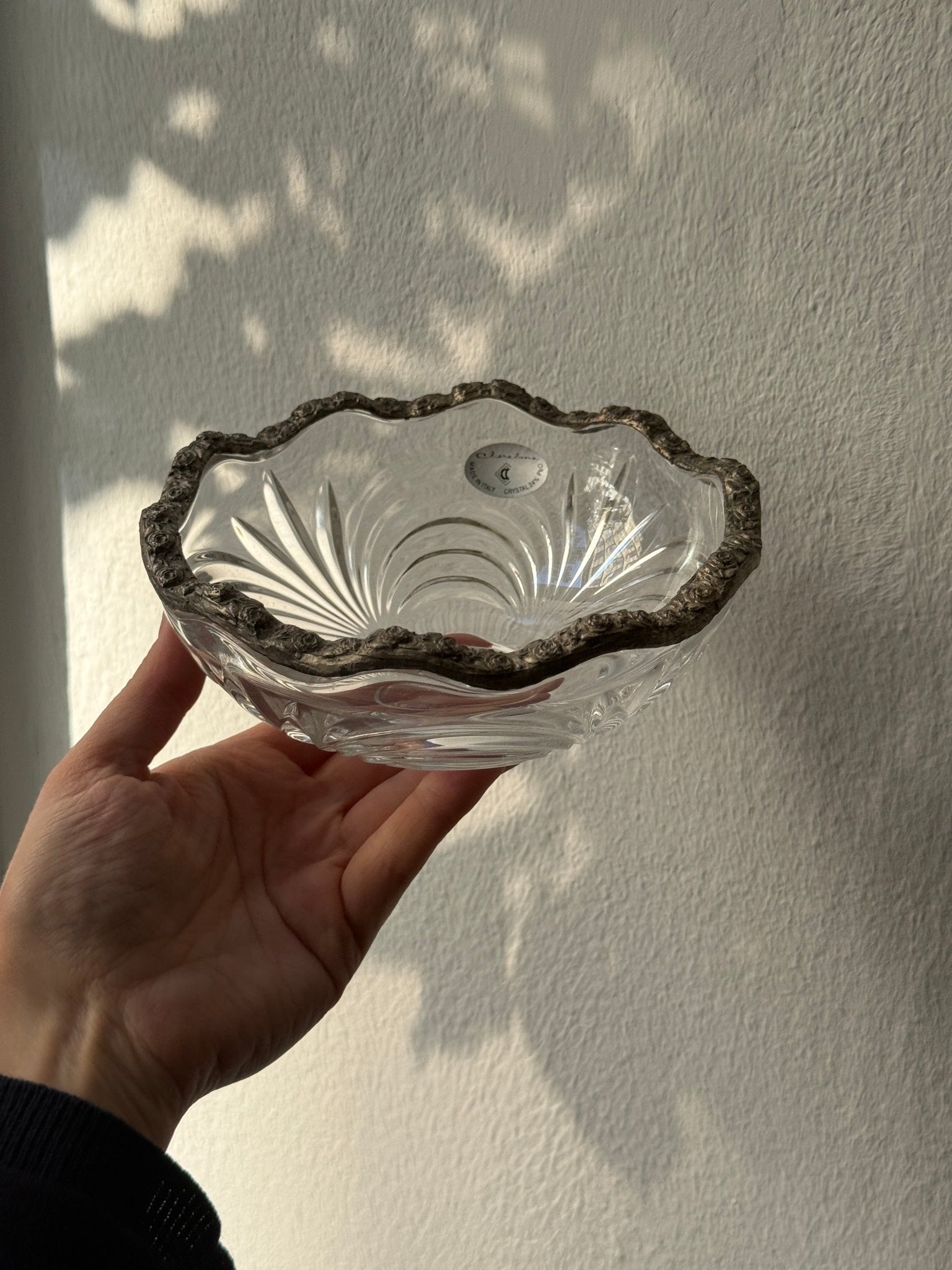 Crystal bowl - NEROLI