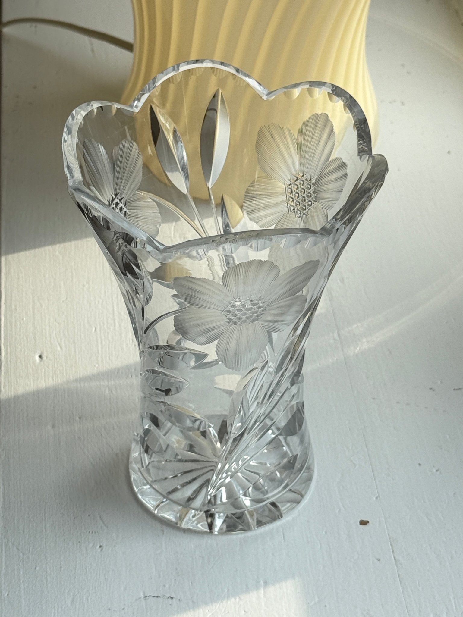 Crystal vase - NEROLI