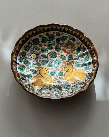 Deruta ceramic platter - NEROLI
