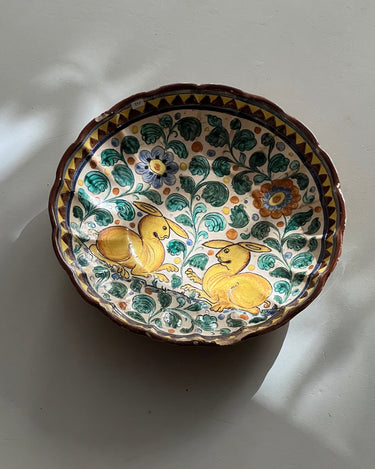 Deruta ceramic platter - NEROLI