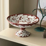 Deruta pedestal bowl - NEROLI
