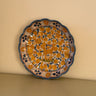 Deruta wall platter - NEROLI