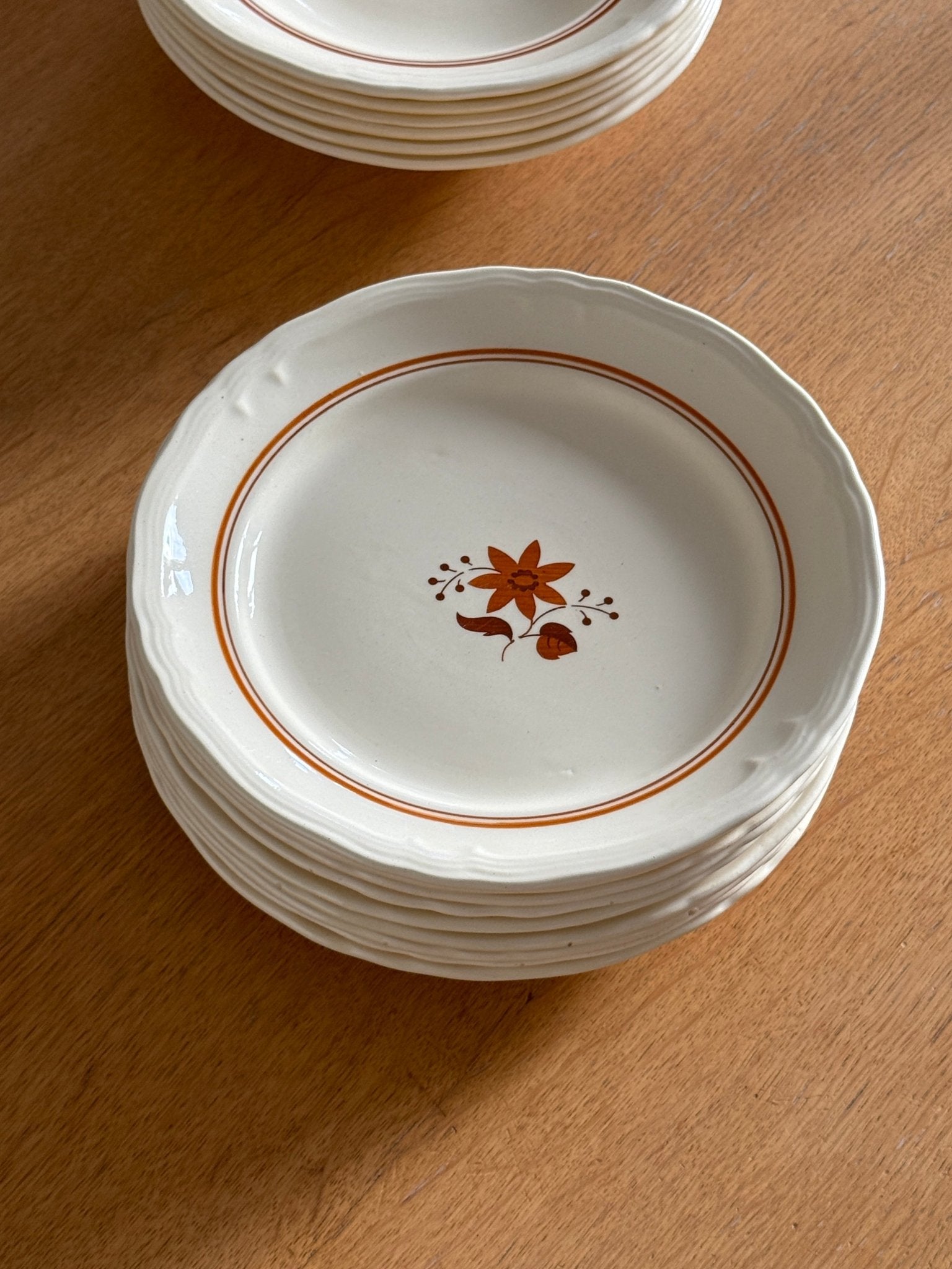 Dinner plates (9 pcs) - NEROLI