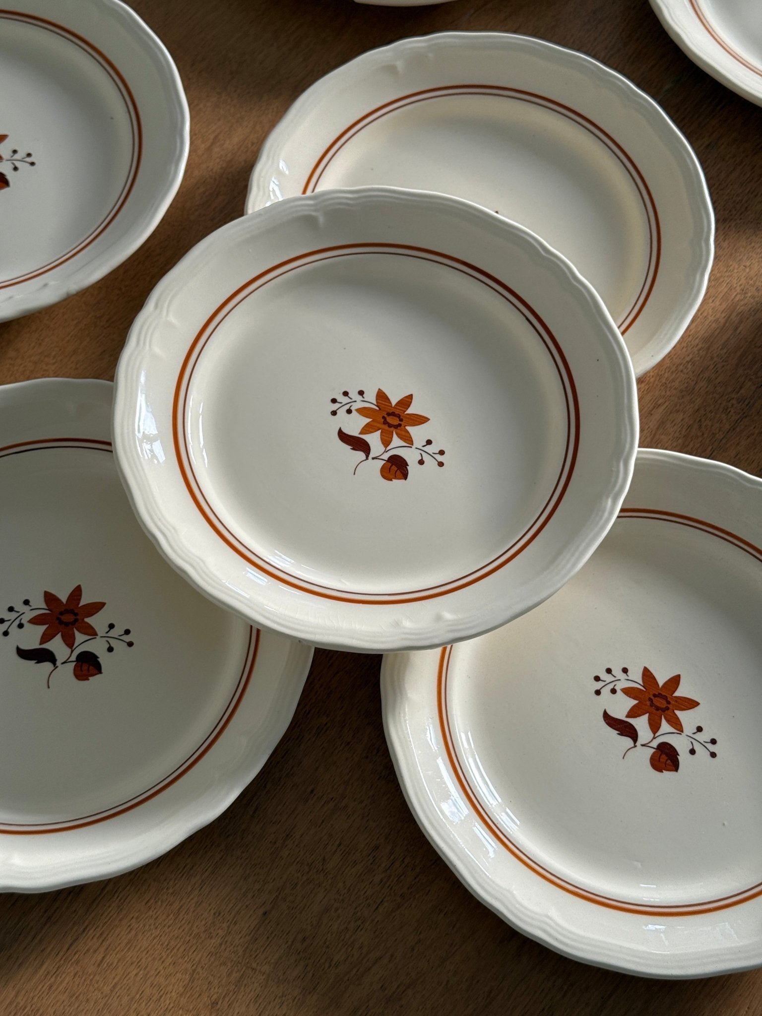 Dinner plates (9 pcs) - NEROLI
