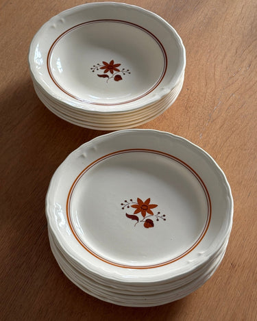 Dinner plates (9 pcs) - NEROLI