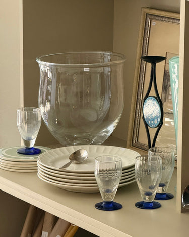 Dinner plates with relief (6 pcs) - NEROLI