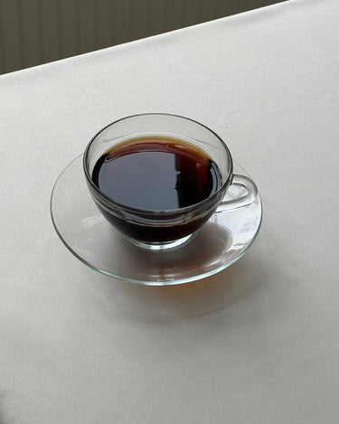 Duralex cups and saucers - NEROLI