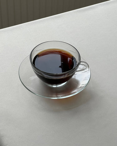 Duralex cups and saucers - NEROLI
