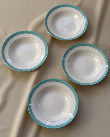 Egersund pasta plates (4 pcs) - NEROLI