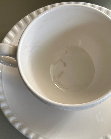 English cups and saucers (5 sets) - NEROLI