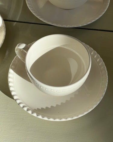 English cups and saucers (5 sets) - NEROLI