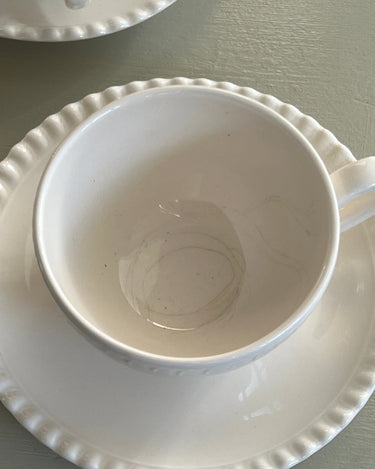 English cups and saucers (5 sets) - NEROLI