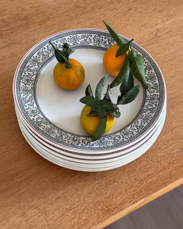 English dinner bowls (12 pcs) - NEROLI