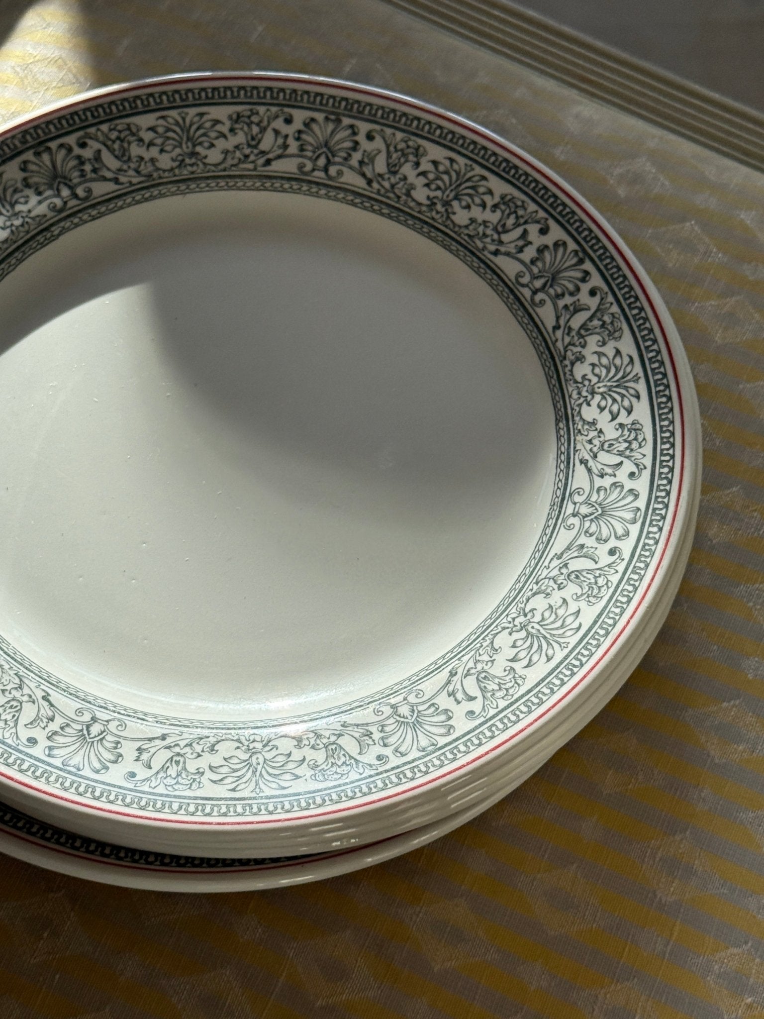 English dinner bowls (12 pcs) - NEROLI