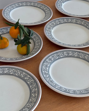 English dinner bowls (12 pcs) - NEROLI