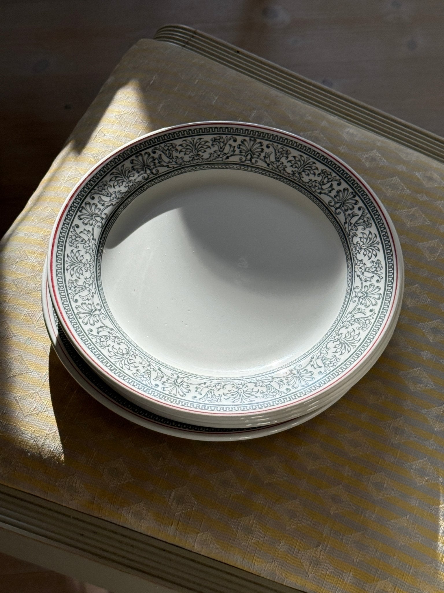 English dinner bowls (12 pcs) - NEROLI