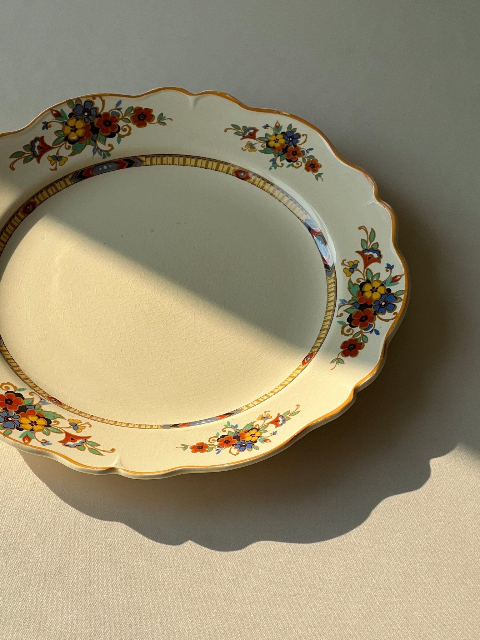 English dinner plate (1 pc) - NEROLI