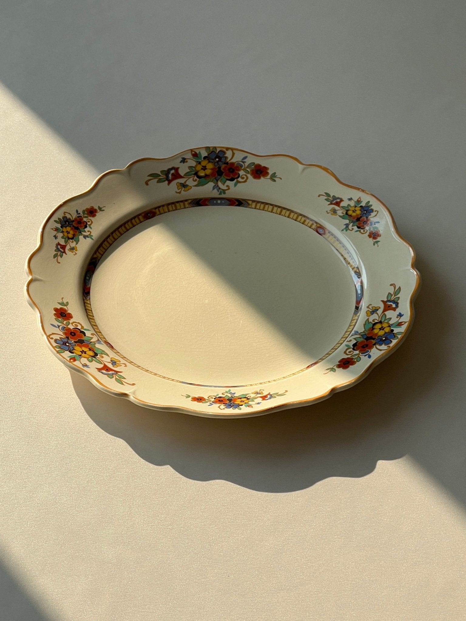 English dinner plate (1 pc) - NEROLI