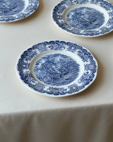 English dinner plates (5 pcs) - NEROLI