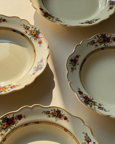 English pasta plates (5 pcs) - NEROLI