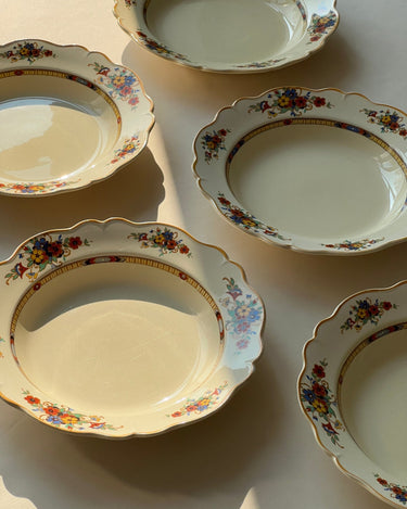 English pasta plates (5 pcs) - NEROLI