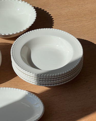 English pasta plates (6 pcs) - NEROLI