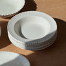 English pasta plates (6 pcs) - NEROLI