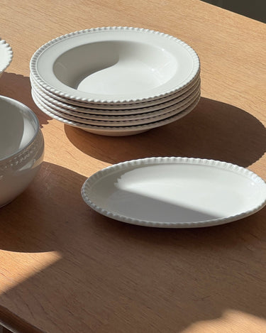 English pasta plates (6 pcs) - NEROLI