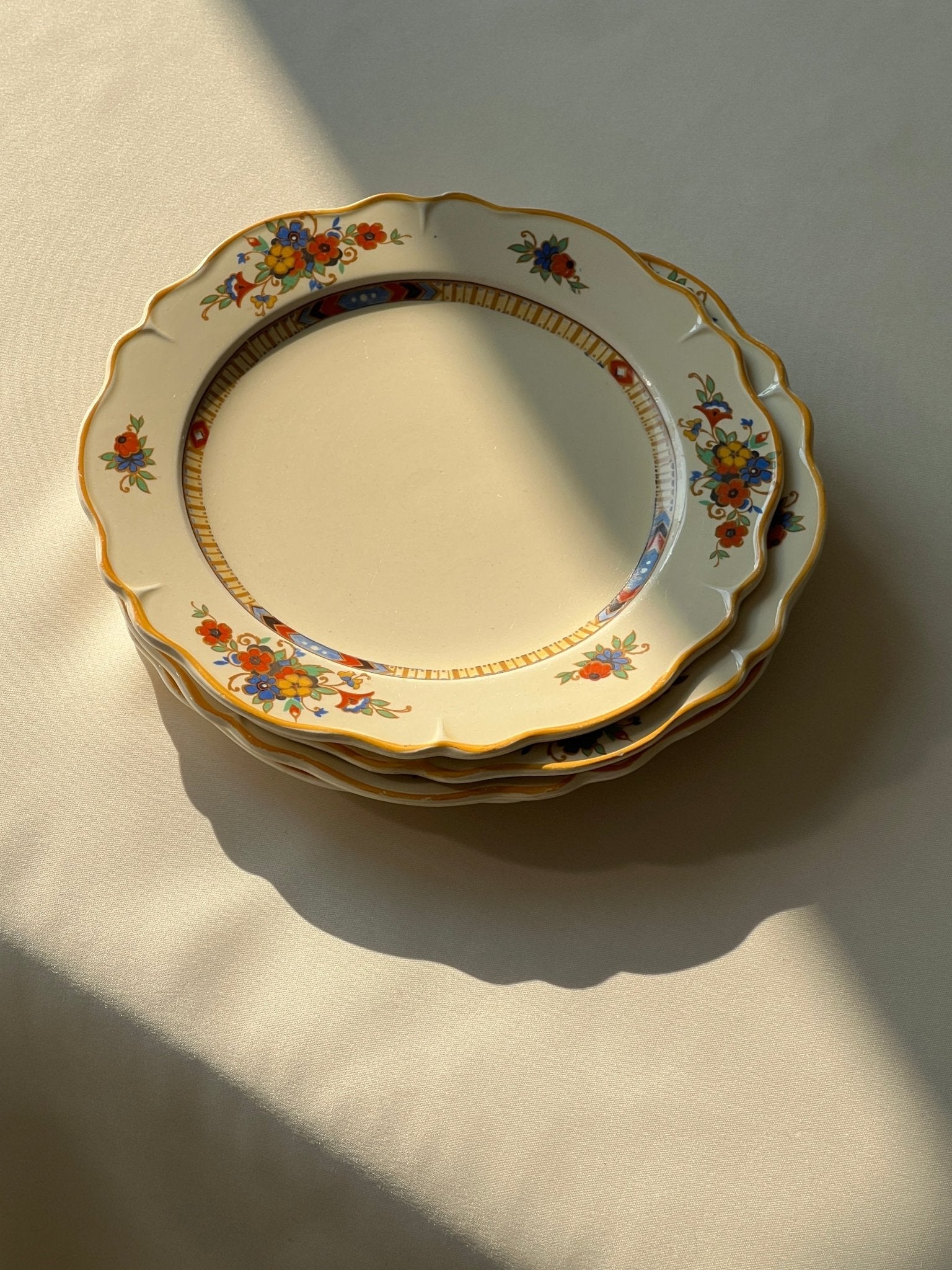 English side plates (4 pcs) - NEROLI