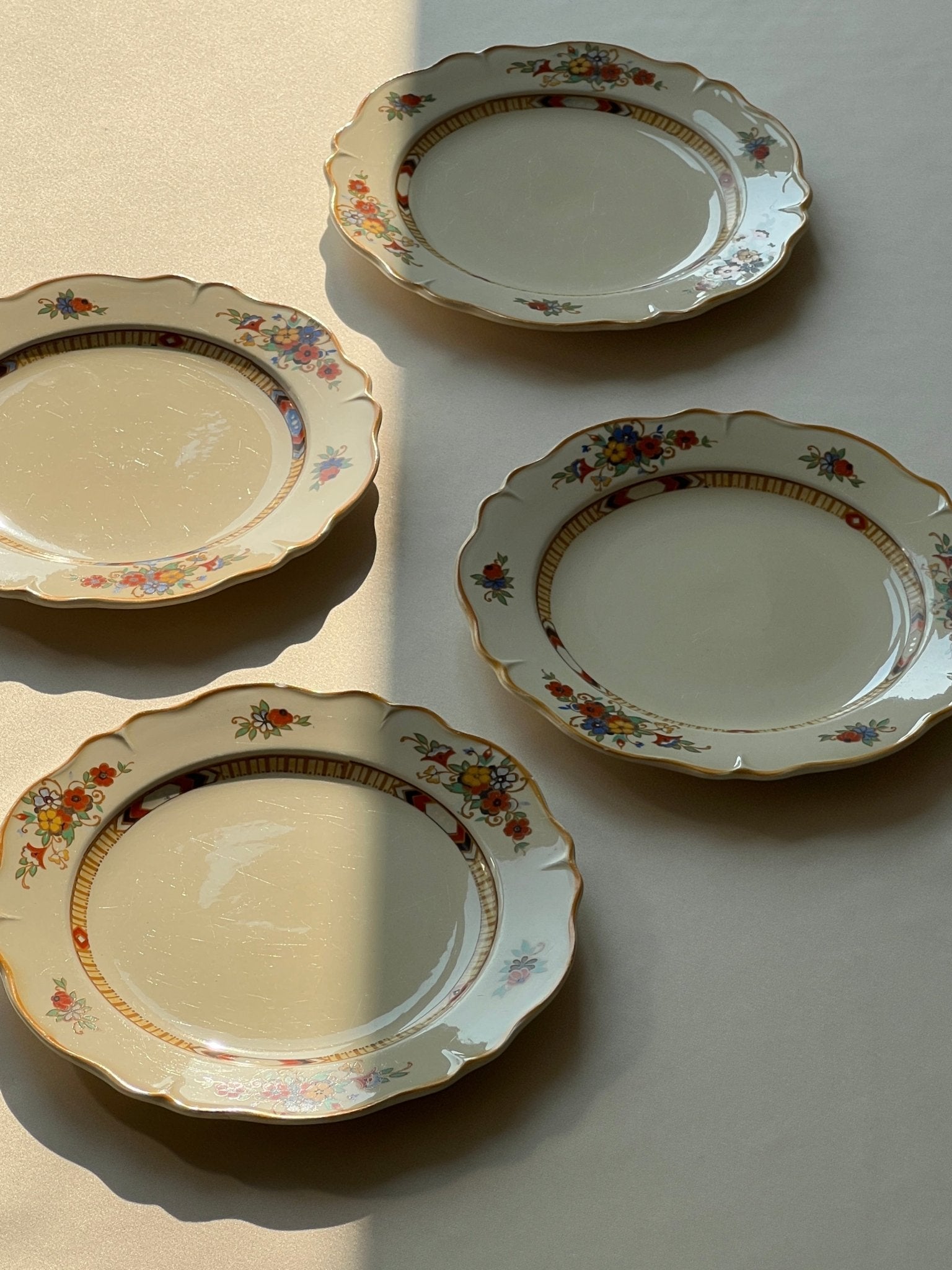 English side plates (4 pcs) - NEROLI