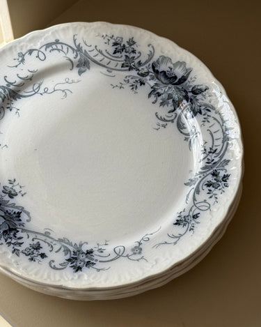 Fausta dinner plates (11 pcs) - NEROLI