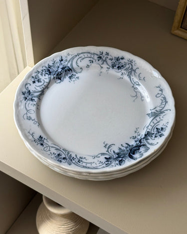 Fausta dinner plates (11 pcs) - NEROLI